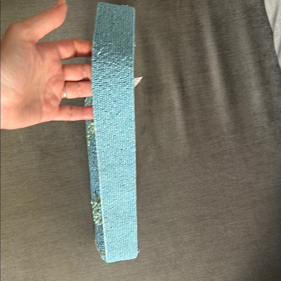 Beaded Sea Turtle Design Aqua Bag - Picture 4 of 5